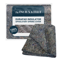 Load image into Gallery viewer, 24" x 6 ft. Durapad Insulator for Upholstery Spring Cover | Padding Installs Between Springs and Seat Decking of Sofa, Couch, Loveseat, Chair