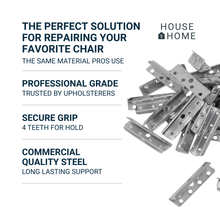 Load image into Gallery viewer, 2" Metal Webbing Clips for Upholstery Repair- Includes Instructions