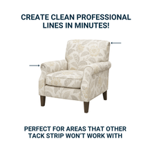 Load image into Gallery viewer, Heavy Weight Metal Flexible Tack Strip, Curve Ease for Upholstery- 20ft