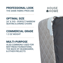 Load image into Gallery viewer, 24 Inch x 3 Yard Upholstery Black Cambric Dust Cover Fabric Replacement for Sofas, Dining Chairs, Conceals Frame and Staples Inside Furniture…