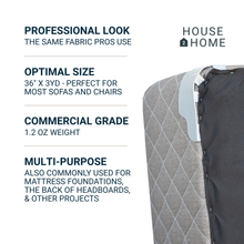 Load image into Gallery viewer, Upholstery Black Cambric Dust Cover for Furniture and Box Springs- 36 Inch x 3 Yard