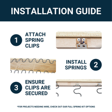Load image into Gallery viewer, 23" Upholstery Spring Replacement Kit- 2pk Springs w/ Instructions