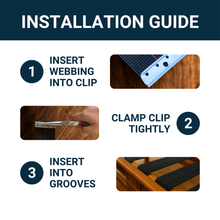 Load image into Gallery viewer, 4&quot; Metal Webbing Clips for Upholstery Repair- Includes Instructions