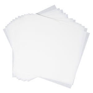 Cut Away Machine Embroidery Stabilizer Backing | 25 Precut 8" x 8" Square Sheets | 2.0 oz/yd² Fabric Weight